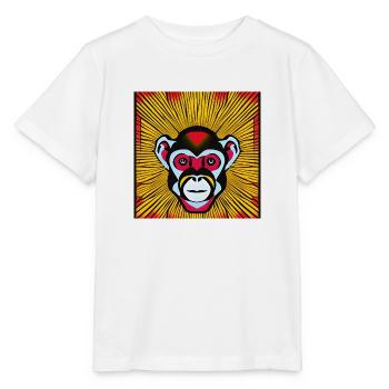 Obey the monkey - Stanley/Stella MINI CREATOR Kids’ T-Shirt - white - Front - Maike (125cm)
