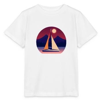 Sailing Sailing Ship Sailing Sailing Sailing Boat - Stanley/Stella MINI CREATOR Kids’ T-Shirt - white - Front - Maike (125cm)