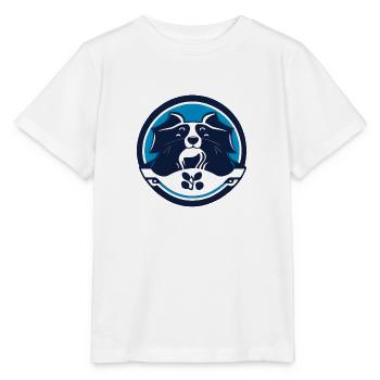 Rundes Hundeporträt - Stanley/Stella Kinder T-Shirt MINI CREATOR  - Weiß - Vorne - Maike (125cm)