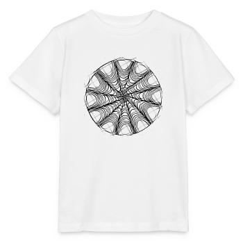 Cercle d’échantillons 1 - T-shirt bio MINI CREATOR Stanley/Stella Enfant - blanc - Devant - Maike (125cm)