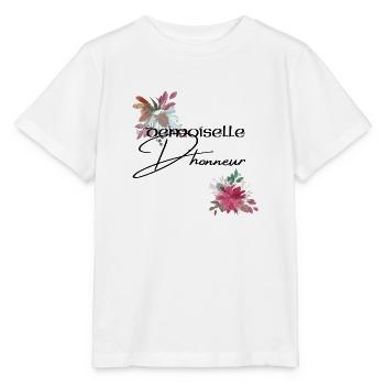 Demoiselle d'honneur - T-shirt bio MINI CREATOR Stanley/Stella Enfant - blanc - Devant - Maike (125cm)