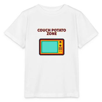 Couch potato - Stanley/Stella Kinder T-Shirt MINI CREATOR  - Weiß - Vorne - Maike (125cm)
