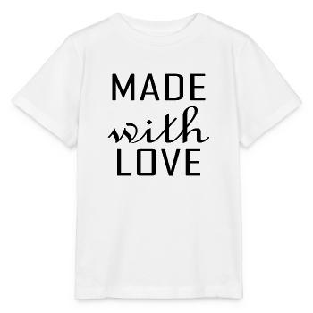Made with Love - Stanley/Stella Kinder T-Shirt MINI CREATOR  - Weiß - Vorne - Maike (125cm)