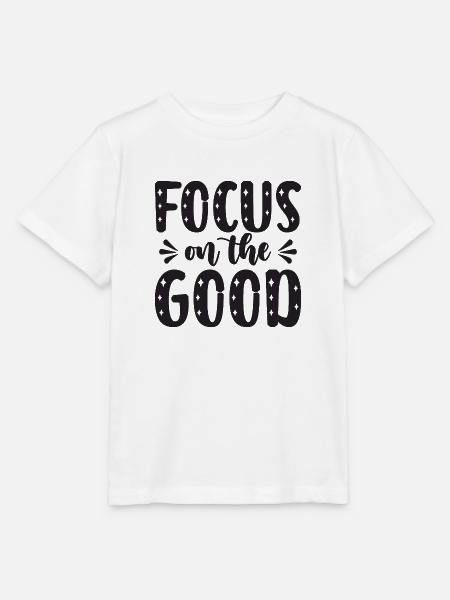 Focus on the Good - Stanley/Stella Kinder T-Shirt MINI CREATOR - Weiß