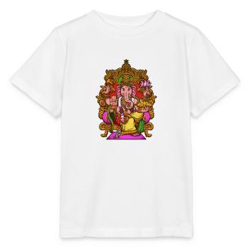 Ganesha - T-shirt bio MINI CREATOR Stanley/Stella Enfant - blanc - Devant - Maike (125cm)