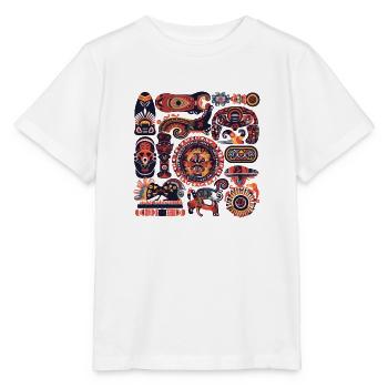 Afrikanische Folklore - Stanley/Stella Kinder T-Shirt MINI CREATOR  - Weiß - Vorne - Maike (125cm)