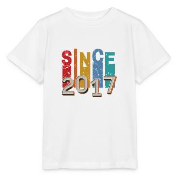 Since 2017 retro - T-shirt bio MINI CREATOR Stanley/Stella Enfant - blanc - Devant - Maike (125cm)