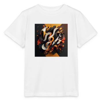 Graffiti - T-shirt bio MINI CREATOR Stanley/Stella Enfant - blanc - Devant - Maike (125cm)