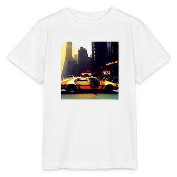 Cyberpunk Auto - T-shirt bio MINI CREATOR Stanley/Stella Enfant - blanc - Devant - Maike (125cm)