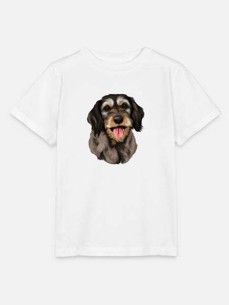 Grobhaardackel - Stanley/Stella Kinder T-Shirt MINI CREATOR - Weiß