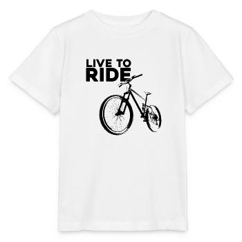 Vivre pour rouler - T-shirt bio MINI CREATOR Stanley/Stella Enfant - blanc - Devant - Maike (125cm)