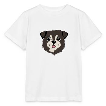 Chien mignon - T-shirt bio MINI CREATOR Stanley/Stella Enfant - blanc - Devant - Maike (125cm)