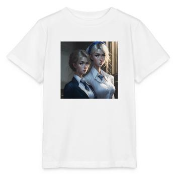 Belles filles manga - T-shirt bio MINI CREATOR Stanley/Stella Enfant - blanc - Devant - Maike (125cm)