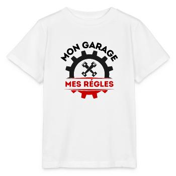 Mon garage mes règles 1 - T-shirt bio MINI CREATOR Stanley/Stella Enfant - blanc - Devant - Maike (125cm)