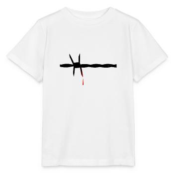 Blooded Barbed Wire - Stanley/Stella MINI CREATOR Kids’ T-Shirt - white - Front - Maike (125cm)