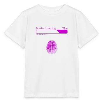 Belastung des Gehirns - Stanley/Stella Kinder T-Shirt MINI CREATOR  - Weiß - Vorne - Maike (125cm)