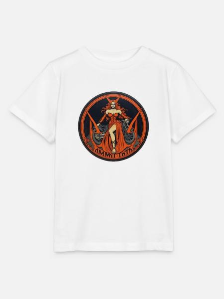 Mephisto's Ride" - Stanley/Stella Kinder T-Shirt MINI CREATOR - Weiß