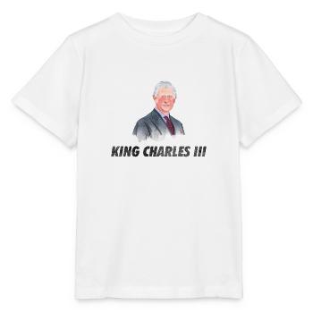 Karl 3. - Karl III. - König Karl 3. - Stanley/Stella Kinder T-Shirt MINI CREATOR  - Weiß - Vorne - Maike (125cm)
