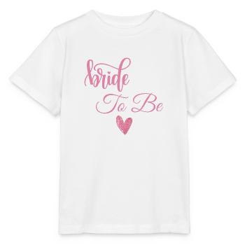 Braut zu sein - Stanley/Stella Kinder T-Shirt MINI CREATOR  - Weiß - Vorne - Maike (125cm)