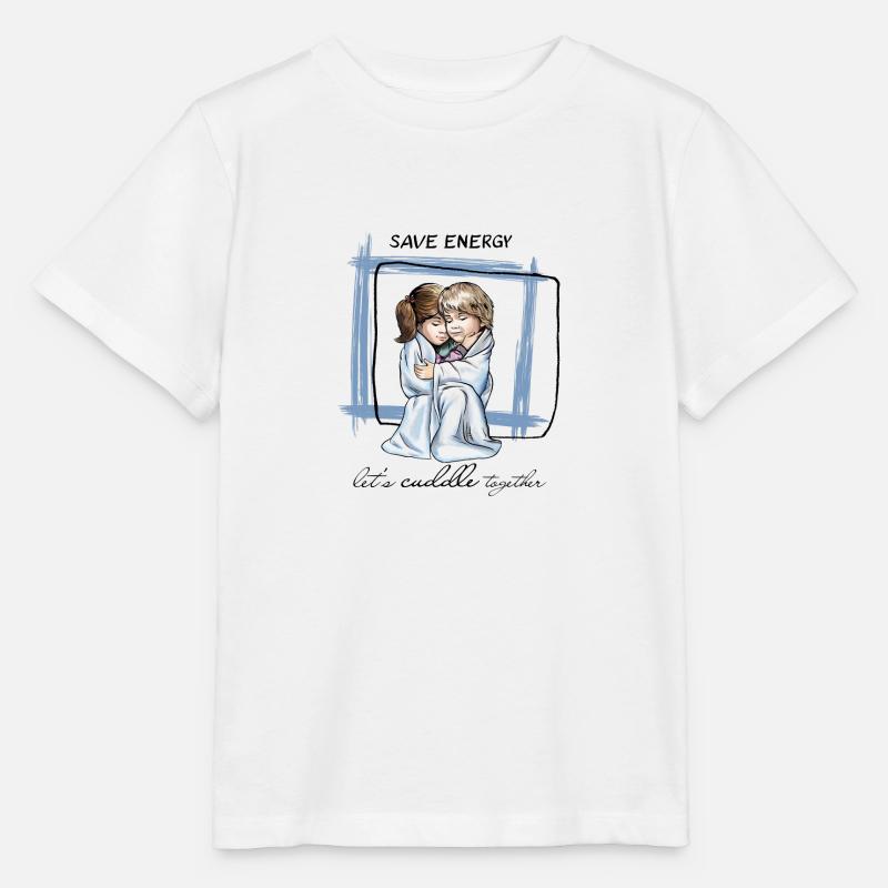 let s cuddle together - Stanley/Stella MINI CREATOR Kids’ T-Shirt - white