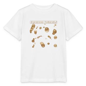 Espresso vous-même - T-shirt bio MINI CREATOR Stanley/Stella Enfant - blanc - Devant - Maike (125cm)