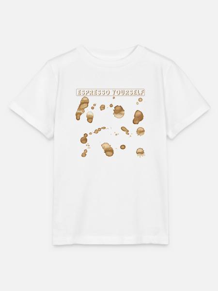 Espresso selber machen - Stanley/Stella Kinder T-Shirt MINI CREATOR - Weiß