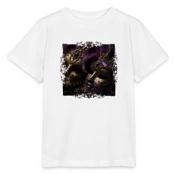 Chaque masque raconte sa propre histoire - T-shirt bio MINI CREATOR Stanley/Stella Enfant - blanc - Devant - Maike (125cm)