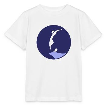 Commencement. Le grand saut dans l’inconnu - T-shirt bio MINI CREATOR Stanley/Stella Enfant - blanc - Devant - Maike (125cm)