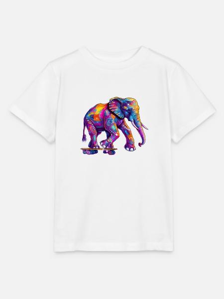 Metall Elephantastic - Stanley/Stella Kinder T-Shirt MINI CREATOR - Weiß