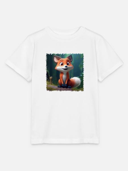 Niedlicher Fuchs - Stanley/Stella Kinder T-Shirt MINI CREATOR  - Weiß