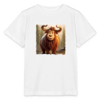 young bison - Stanley/Stella MINI CREATOR Kids’ T-Shirt - white - Front - Maike (125cm)