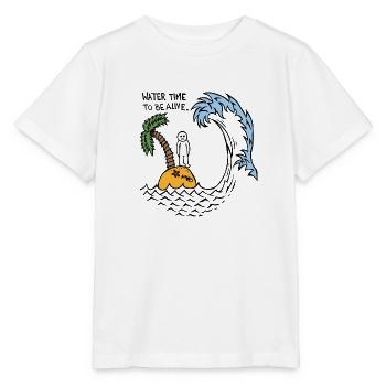 Water Time To Be Alive - Stanley/Stella MINI CREATOR Kids’ T-Shirt - white - Front - Maike (125cm)