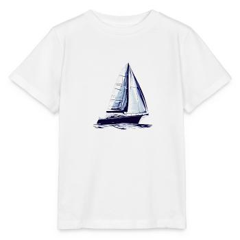 Segler Segelschiff Segeln Segelsport Segelboot - Stanley/Stella Kinder T-Shirt MINI CREATOR  - Weiß - Vorne - Maike (125cm)