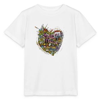 Graffiti style Splash hip hop colors painter color - Stanley/Stella MINI CREATOR Kids’ T-Shirt - white - Front - Maike (125cm)