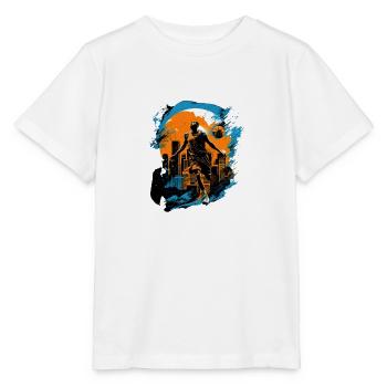 Basketball Freak Logo - Stanley/Stella Kinder T-Shirt MINI CREATOR  - Weiß - Vorne - Maike (125cm)