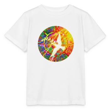 Friedenstaube - Stanley/Stella Kinder T-Shirt MINI CREATOR  - Weiß - Vorne - Maike (125cm)