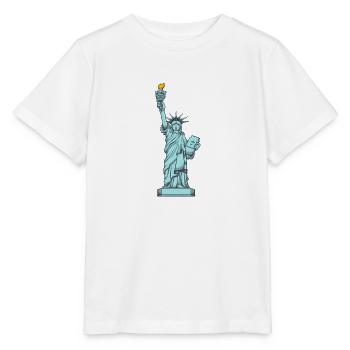 Statue Of Liberty - Stanley/Stella MINI CREATOR Kids’ T-Shirt - white - Front - Maike (125cm)