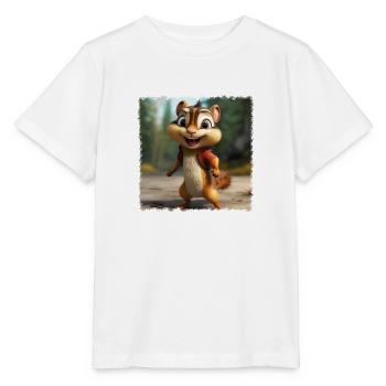cool chipmunk - Stanley/Stella MINI CREATOR Kids’ T-Shirt - white - Front - Maike (125cm)