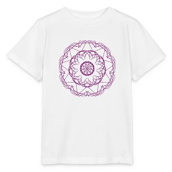 Modèle - T-shirt bio MINI CREATOR Stanley/Stella Enfant - blanc - Devant - Maike (125cm)
