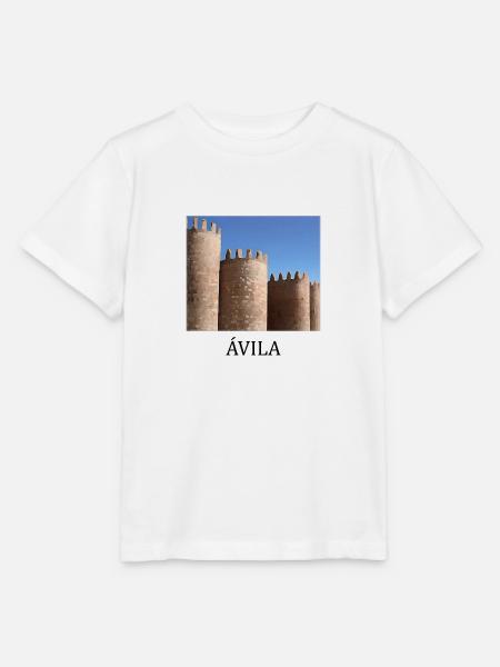 Mauer von Ávila - Stanley/Stella Kinder T-Shirt MINI CREATOR  - Weiß