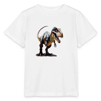 Dinosaur - Stanley/Stella MINI CREATOR Kids’ T-Shirt - white - Front - Maike (125cm)