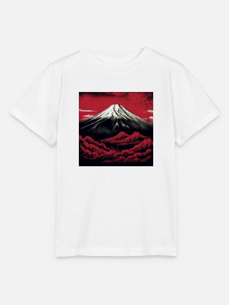 Mount Fuji - Stanley/Stella Kinder T-Shirt MINI CREATOR - Weiß
