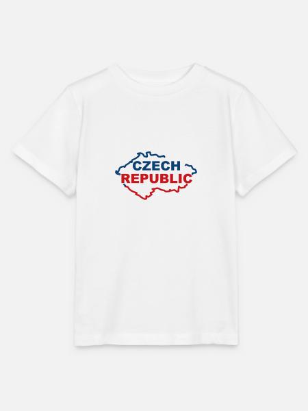 Karte der Tschechischen Republik - Stanley/Stella Kinder T-Shirt MINI CREATOR - Weiß