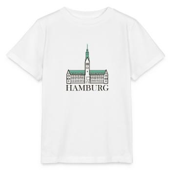 Hambourg - T-shirt bio MINI CREATOR Stanley/Stella Enfant - blanc - Devant - Maike (125cm)