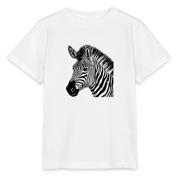 Zebi the Zebra - Stanley/Stella MINI CREATOR Kids’ T-Shirt - white - Front - Maike (125cm)
