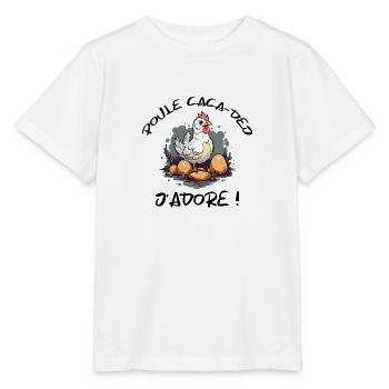 Mittagessen mit Hühnerkot - Stanley/Stella Kinder T-Shirt MINI CREATOR  - Weiß - Vorne - Maike (125cm)