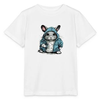 Bibi the chinchilla - Stanley/Stella MINI CREATOR Kids’ T-Shirt - white - Front - Maike (125cm)