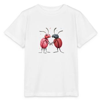 Insekt Beziehung - Stanley/Stella Kinder T-Shirt MINI CREATOR  - Weiß - Vorne - Maike (125cm)