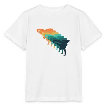 Retro-Breakdance - Stanley/Stella Kinder T-Shirt MINI CREATOR  - Weiß - Vorne - Maike (125cm)