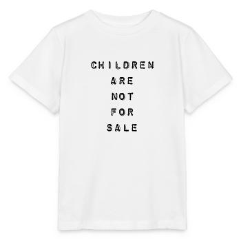 T-Shirt "Children are not for sale" - Stanley/Stella MINI CREATOR Kids’ T-Shirt - white - Front - Maike (125cm)